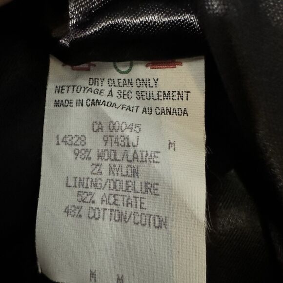 Tundra Full Zip Women's Med Heavy Wool Lined Polar Bear Jacket Y2K Parka - Picture 11 of 11